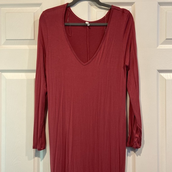PinkBlush Mauve long sleeve photoshop maternity gown Size L - Picture 5 of 8